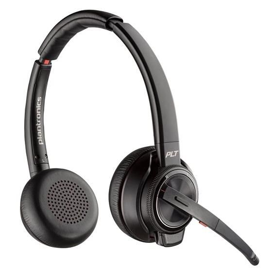 Poly Savi 8220 Savi 8200 series micro casque sur oreille DECT / Bluetooth sans fil USB A via adaptateur Bluetooth certifié Zoom certifié UC - vue 2