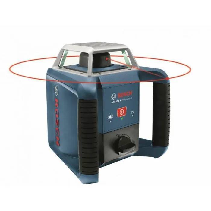 Laser mesureur BOSCH GRL400H + LR1 Précision 1 mm Portée 50 Sans fil
