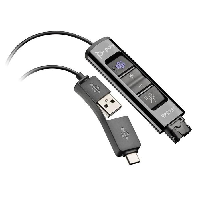 POLY Adaptateur USB vers QD DA85 compatible TAA Neuf - vue 2