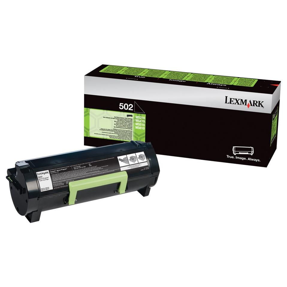 LEXMARK Cartouche de toner 502 Capacité standard 1.500 pages Pack de 1 - vue 3