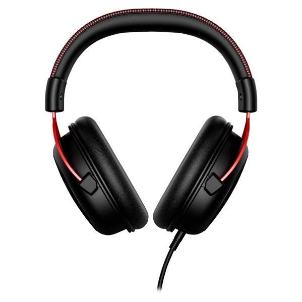 HyperX Cloud II Gaming - Micro-casque - canal 7.1 - circum-aural - filaire - USB, jack 3,5mm - noir, rouge - pour Victus by HP Laptop 15, 16; Laptop 14, 15, 17; Pavilion x360 Laptop; Pro 290 G9