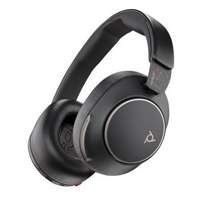 HP Poly Voyager Surround 80 UC - Voyager Surround 80 series - micro-casque - circum-aural - Bluetooth - sans fil - Suppresseur de bruit actif - USB-C via un adaptateur Bluetooth - noir - certifié...