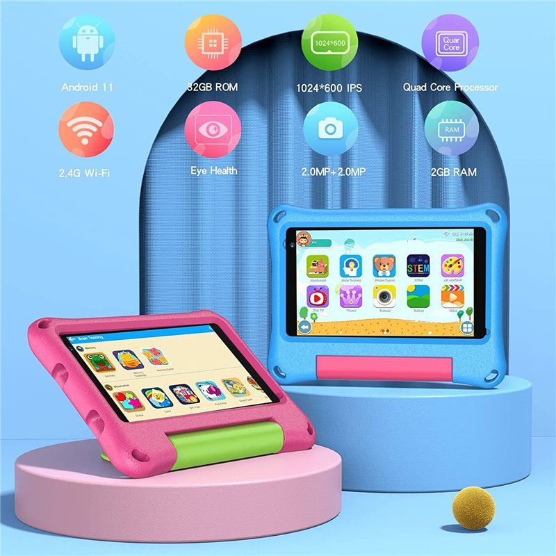 Tablette Tactile Enfant Android 11 Éducative Jeux Quad Core 2GB+ YONIS - vue 2