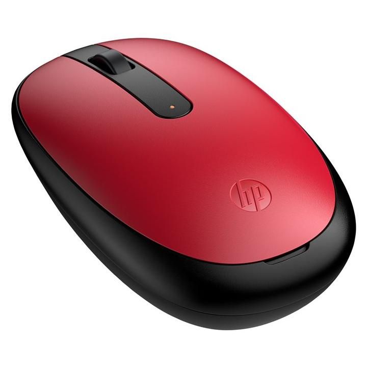HP 240 - Souris - droitiers et gauchers - optique - 3 boutons - sans fil - Bluetooth 5.1 - récepteur sans fil USB - rouge - pour ENVY Laptop 13, 16, 17; Laptop 15, 17; Pavilion 32