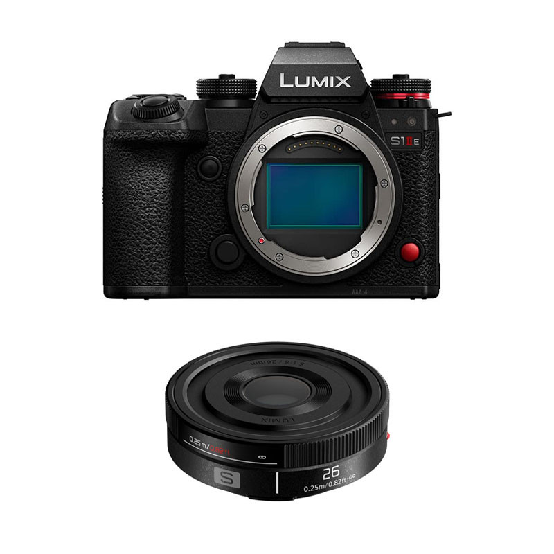 PANASONIC LUMIX S1 IIE + Objectif 26mm f8 Pancake Garanti - vue 6