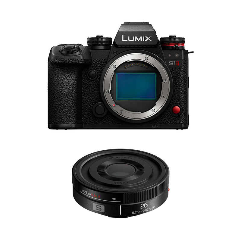 PANASONIC LUMIX S1 II + Objectif 26mm f8 Pancake Garanti - vue 6