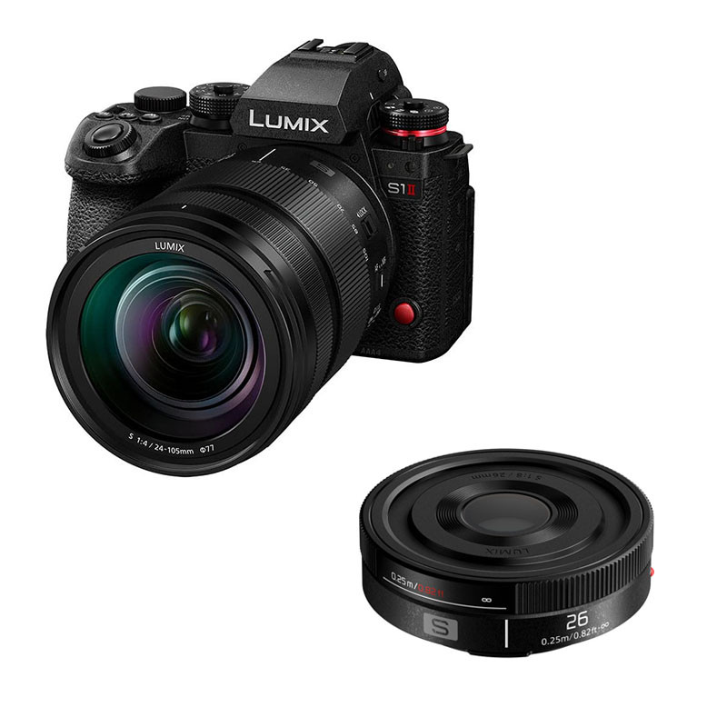 PANASONIC LUMIX S1 II + Objectif 24 105mm f4 Macro OIS + 26mm f8 Pancake Garanti - vue 6