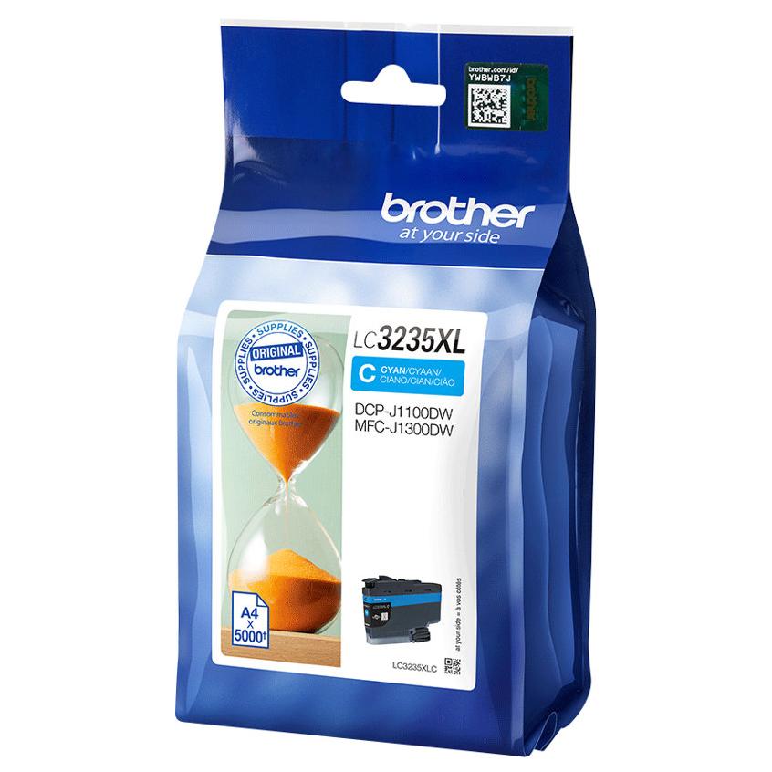 Brother LC3235XLC - À rendement élevé - cyan - original - cartouche d'encre