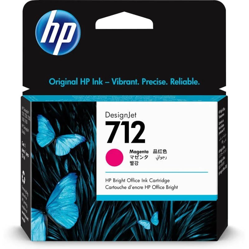 Hp Ink Cart. No. 712 Für Dj T210/t230/t250/t630/t650 Magenta (3ed68a)