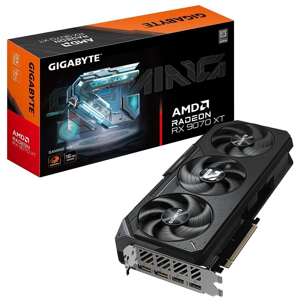 Gigabyte GV R9070XTGAMING 16GD Gaming 16G Radeon RX 9070 XT GDDR6 PCI Express