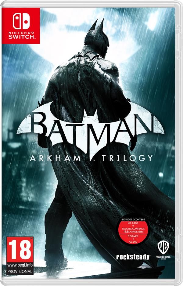 Batman Arkham Trilogy Nintendo Switch Warner Bros - vue 5