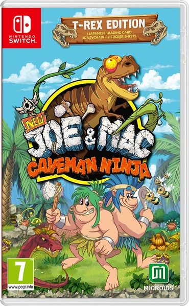 New Joe and Mac Caveman Ninja T Rex Edition Nintendo Switch - vue 4