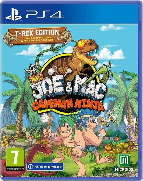 New Joe & Mac : Caveman Ninja T-Rex Edition PS4