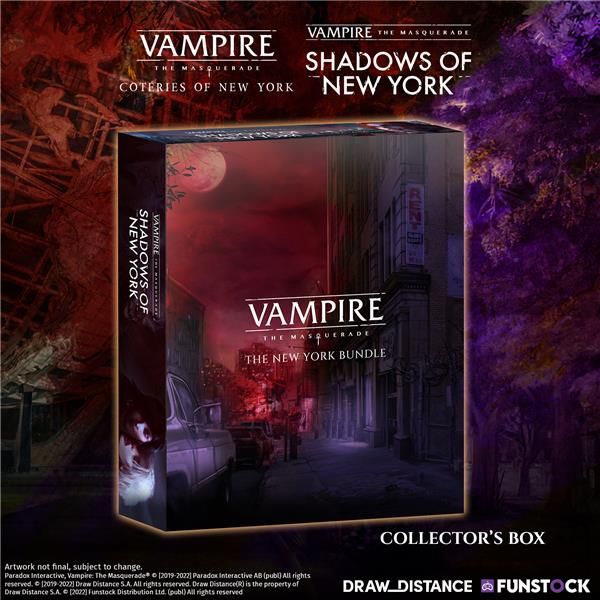 Vampire the Masquerade Coteries and Shadows of New York Collector Edition Nintendo Switch - vue 5