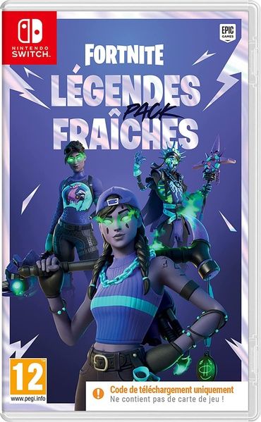 Fortnite Pack Legendes fraiches Nintendo SWITCH Code de téléchargement Neuf - vue 4