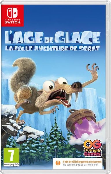 'Âge de Glace La Folle Aventure de Scrat Jeu Switch Code dans la boîte Neuf - vue 4