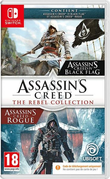 Assassin's Creed The Rebel Collection (Code in a Box) Switch Assassin's Creed The Rebel Collection (Code in a Box) Switch