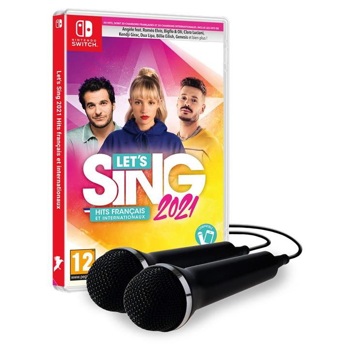 Let's Sing 2021 : Hits Français Et Internationaux + 2 Microphones Switch