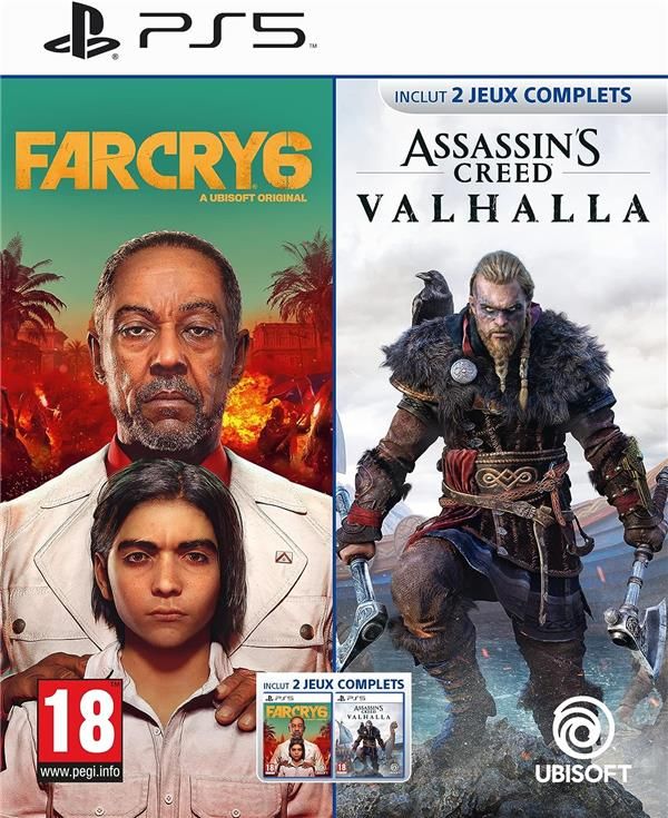 Compilation Assassin' Creed Valhalla + Far Cry 6 Édition Standard - vue 2