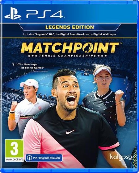 Matchpoint : Tennis Championships Legends Edition PS4