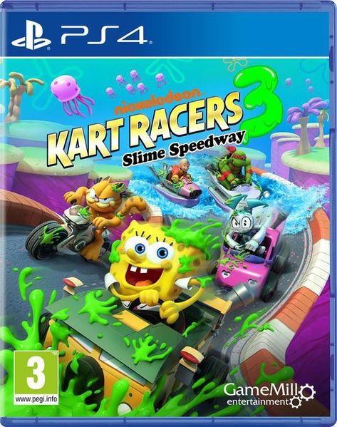 Nickelodeon Kart Racers 3 Slime Speedway 3 PS4 Neuf - vue 4