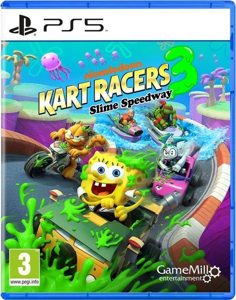 Nickelodeon Kart Racers 3 Slime Speedway 3 PS5 Neuf - vue 4