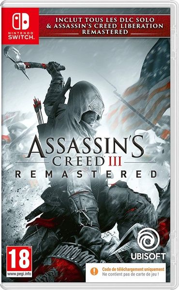 Assassin' creed 3 + assassin' creed liberation remaster switch code in box - vue 3