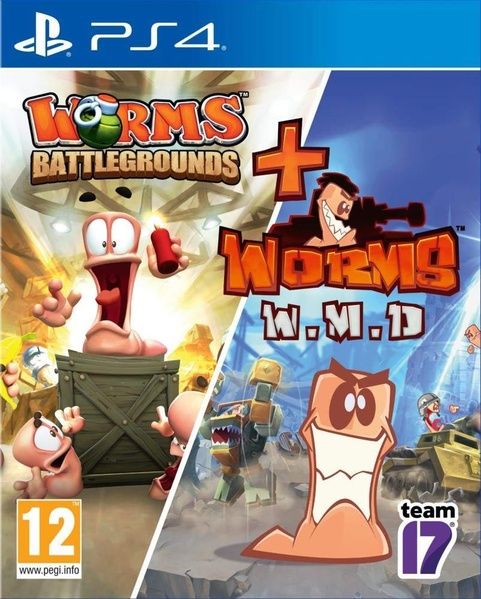 Worms Battleground + Worms Wmd Weapons Of Mass Destruction Ps4