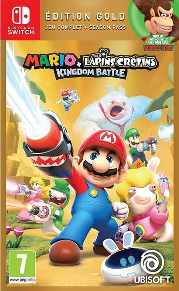 Nintendo Mario + The Lapin Crétins Kingdom Battle Edition Gold Neuf - vue 3