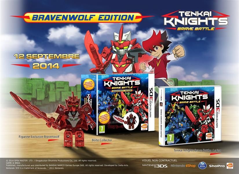 Tenkai Knights : Brave Battle Jeu 3DS - vue 2