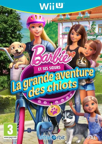Barbie et la Grande Aventure des Chiots Jeu Wii U - vue 3