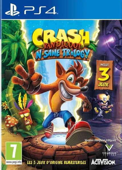 Jeu vidéo Activision Crash Bandicoot N. Sane Trilogy PS4 1 joueur Edition Standard - vue 2