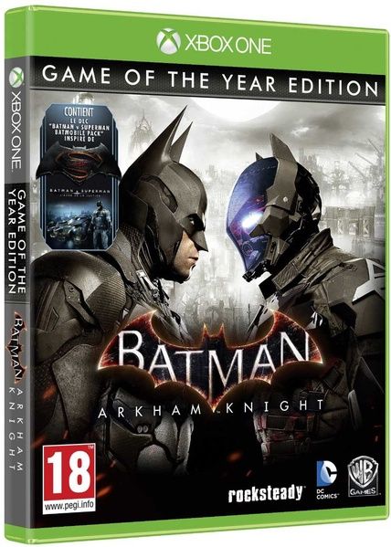 Batman Arkham Knight Game Of The Year Xbox One