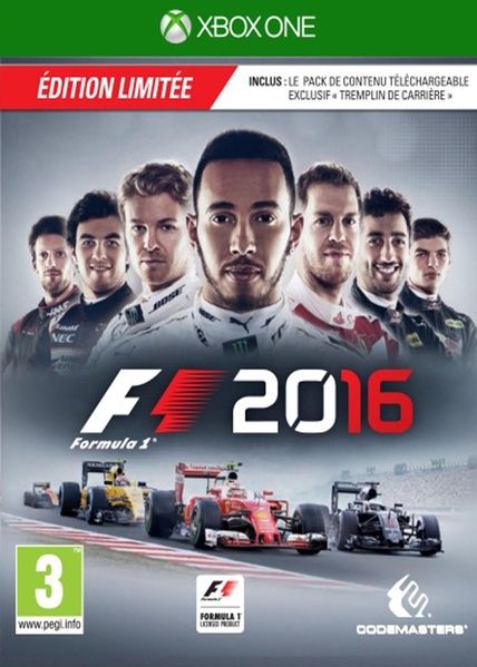 F1 2016 Formula 1 Edition Limitée Xbox One