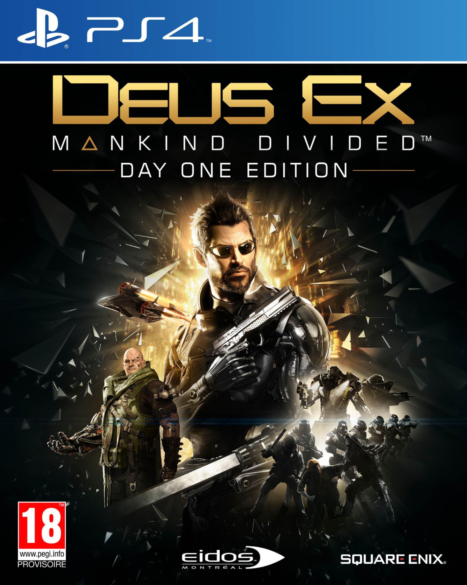 Deus Ex Mankind Divided Day One Edition Jeu PS4 - vue 4
