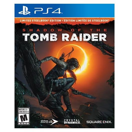 Shadow Of The Tomb Raider Limited Steelbook Edition Ps4