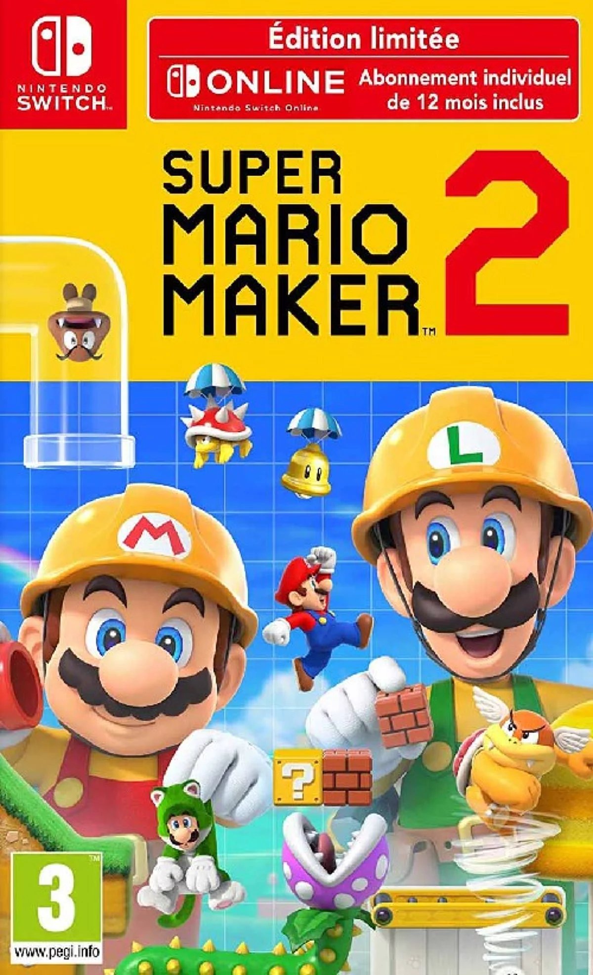 NINTENDO Super Mario Maker 2 Jeu Switch Edition Limitee - vue 2