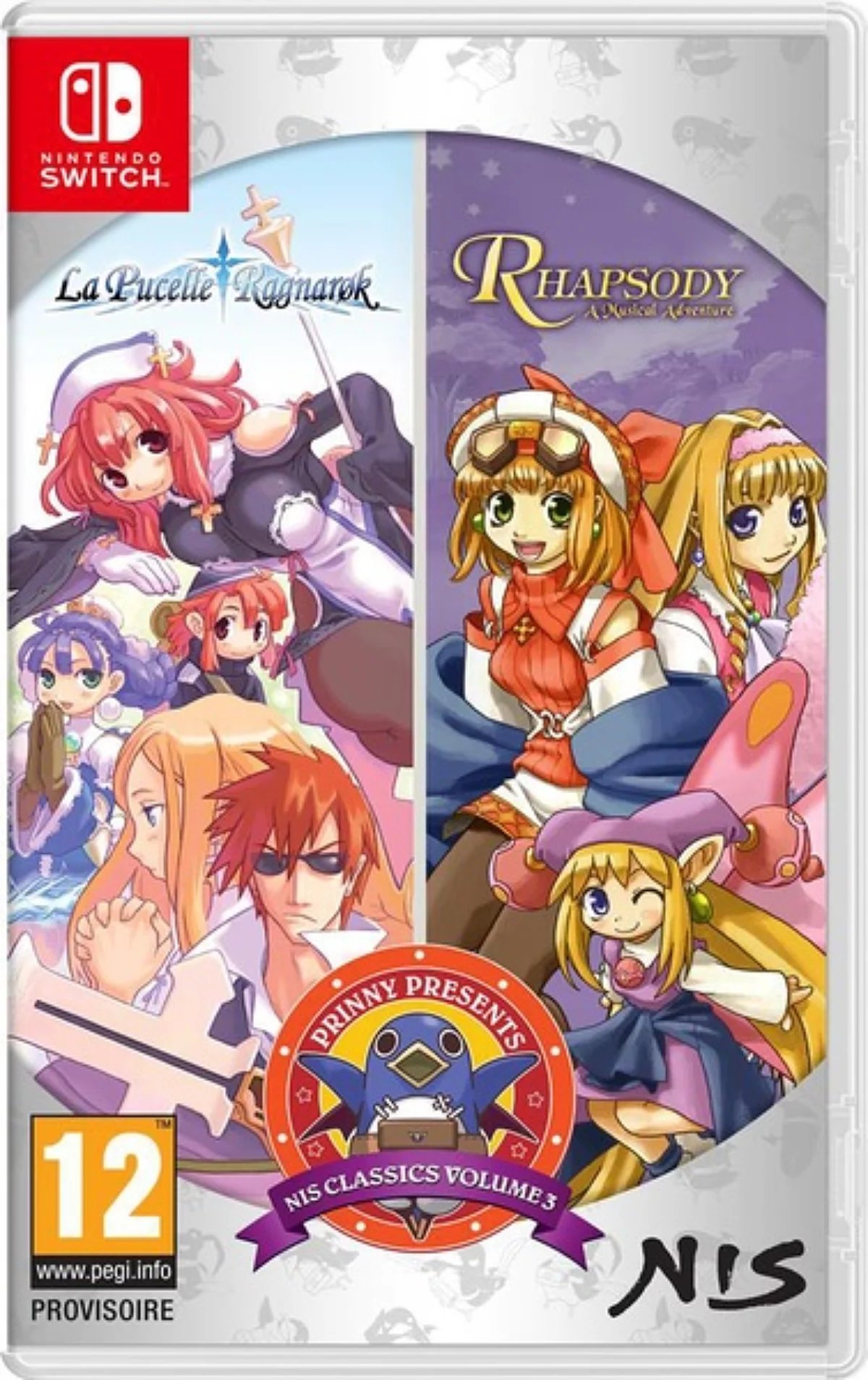 Prinny Presents Nis Classics Vol. 3 : La Pucelle Ragnarok & Rhapsody A Musical Adventure Deluxe Edition Switch