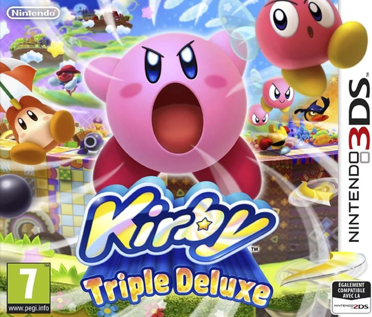 Kirby Triple Deluxe Jeu 3DS - vue 3