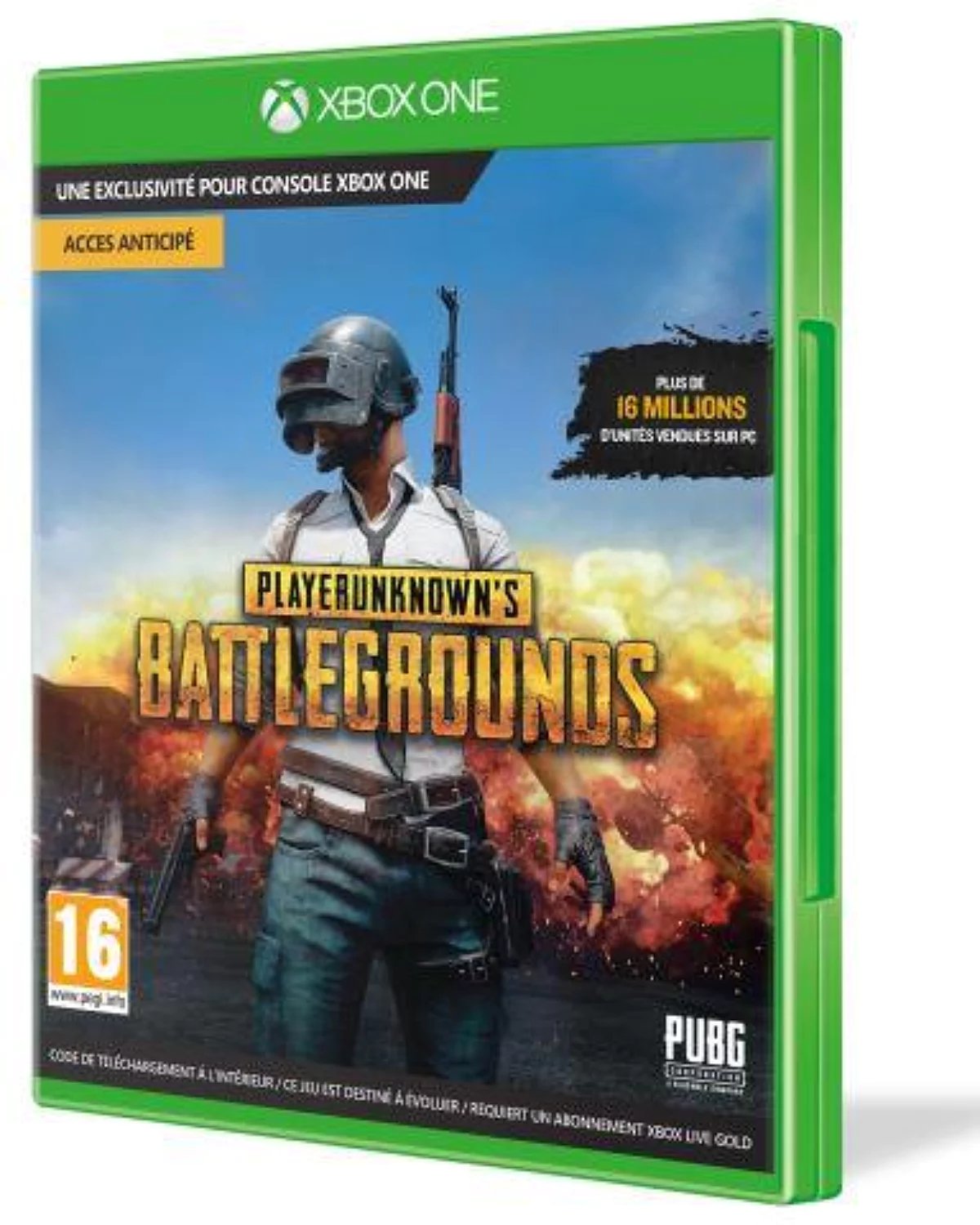 Microsoft PLAYERUNKNOWN' BATTLEGROUNDS Basique Anglais Français Xbox One Neuf