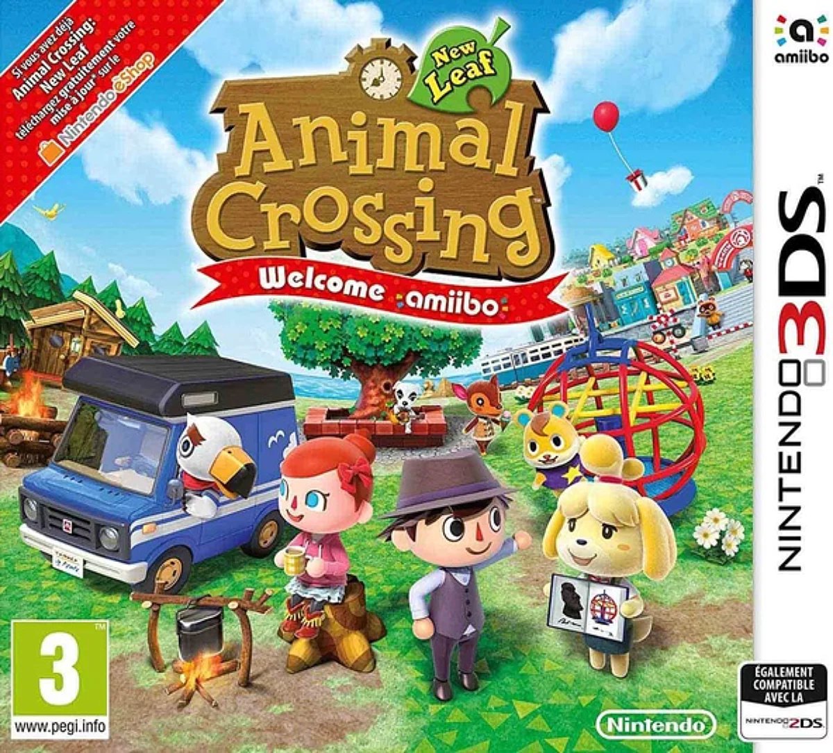 Animal Crossing New Leaf Welcome Amiibo 3ds