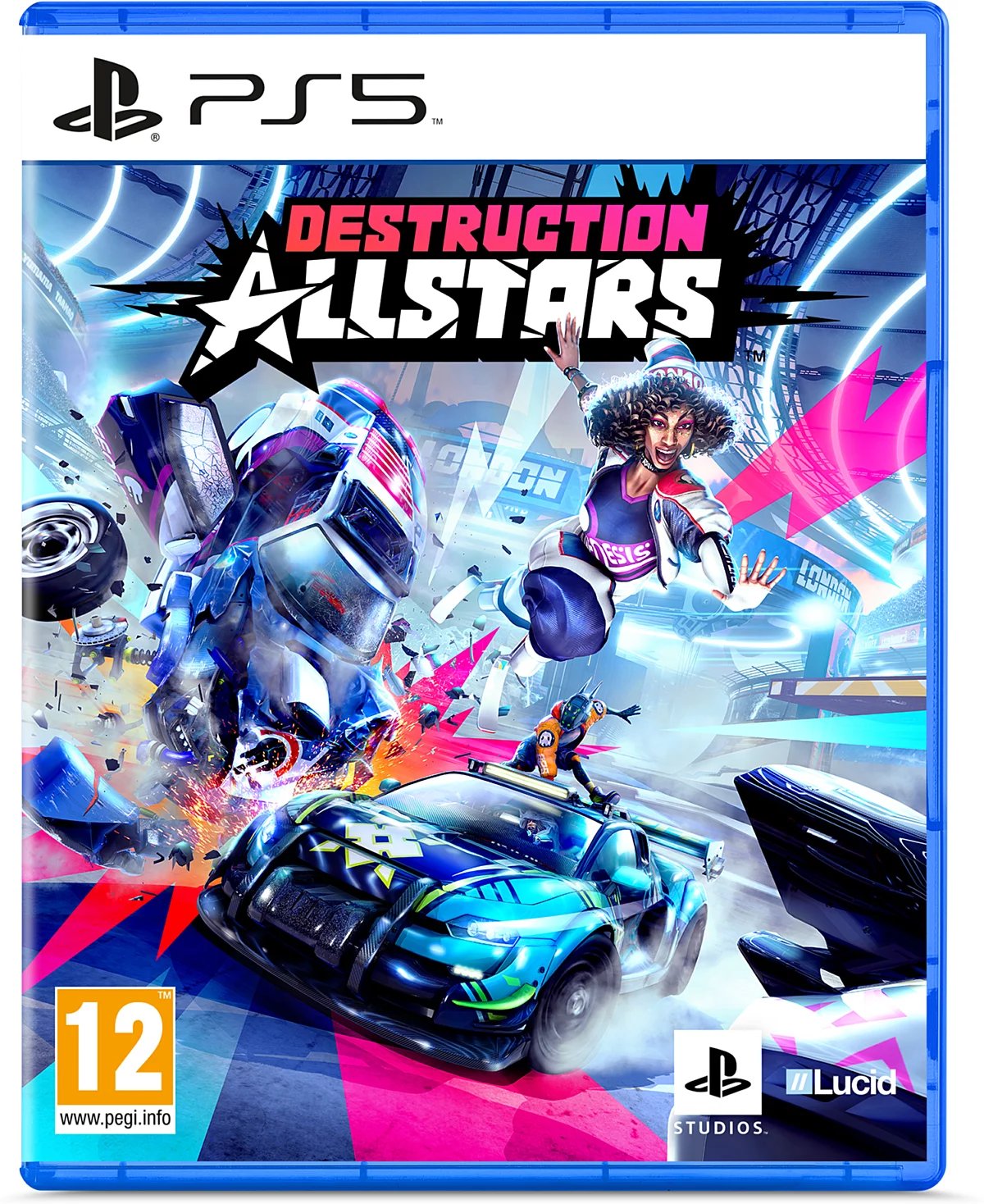 Sony Destruction AllStars PS5 Jeu d'action sur PS5 1 Joueur Version Physique avec CD En Français PEGI 16+ Pour PlayStation 5