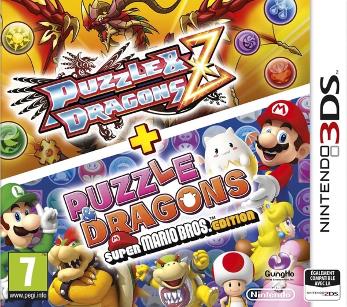 Puzzle & Dragons Z Et Puzzle & Dragons Super Mario Bros Édition 3ds