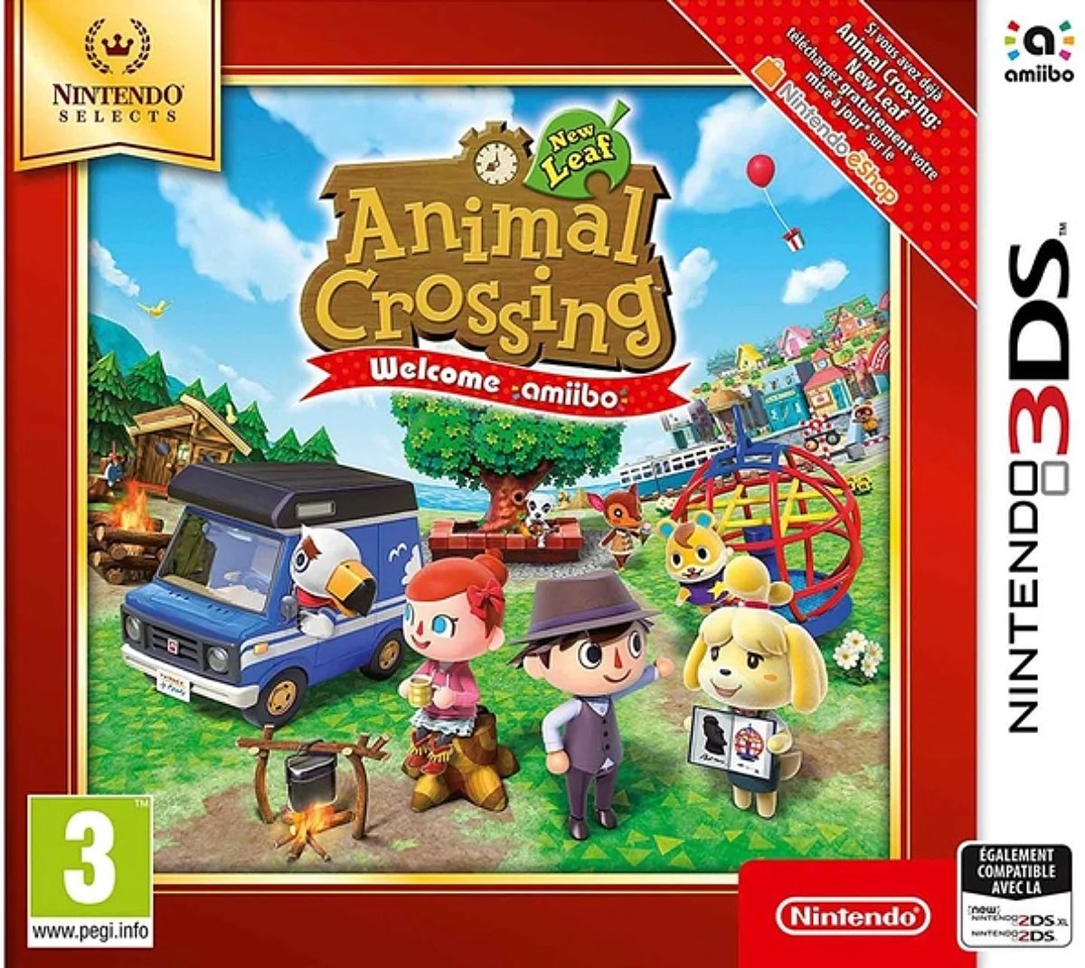 Animal Crossing - New Leaf - Welcome Amiibo - Nintendo Selects 3DS