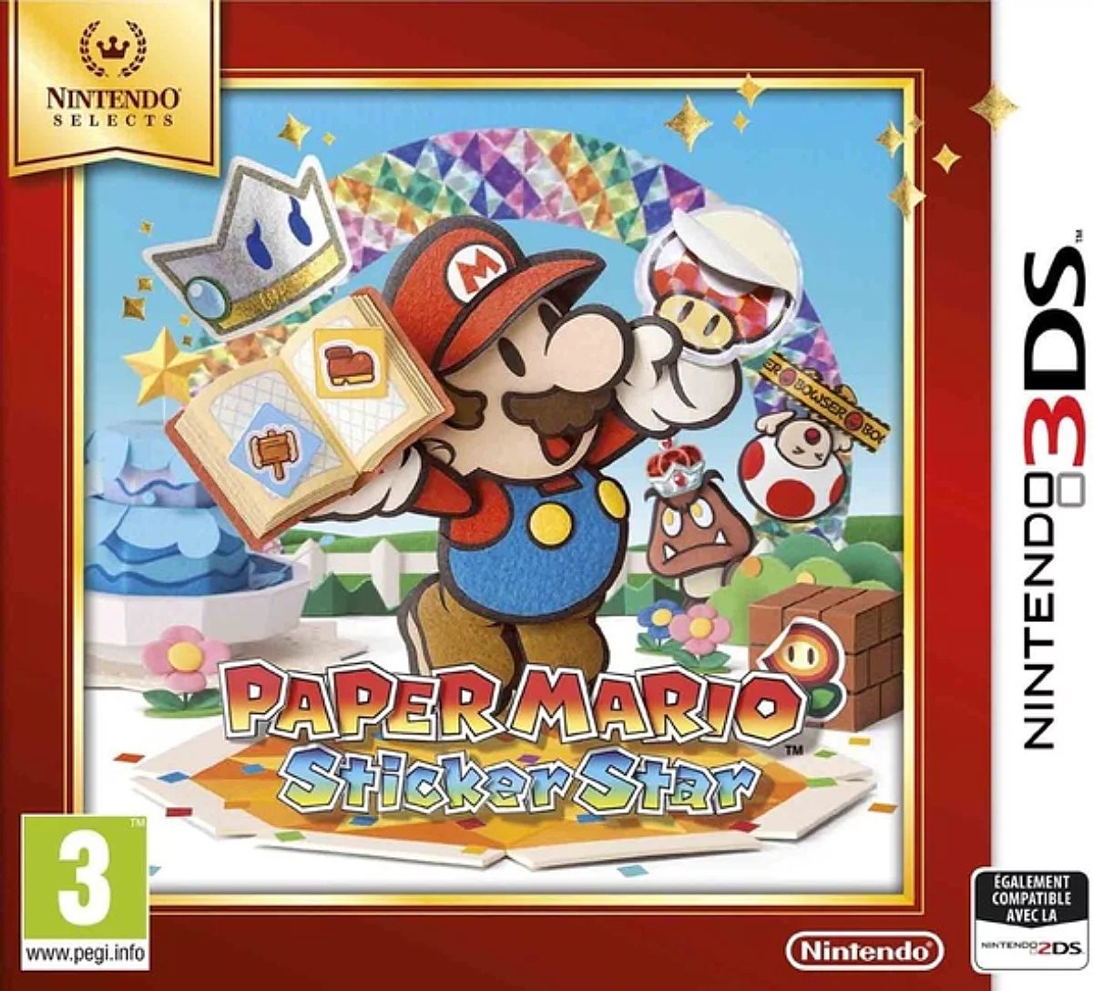 Paper Mario : Sticker Star Nintendo Select 3ds