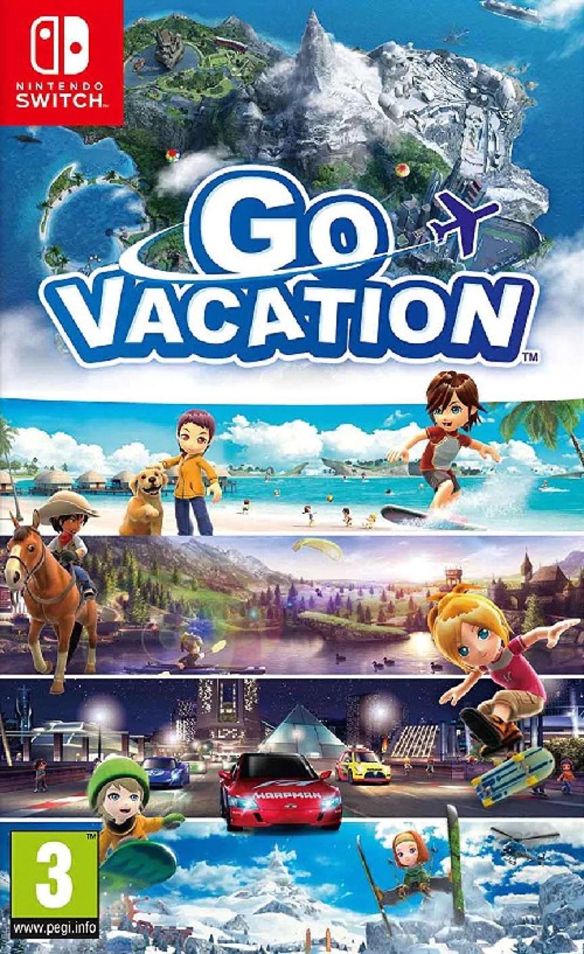 GO VACATION / Jeu console Wii - vue 3