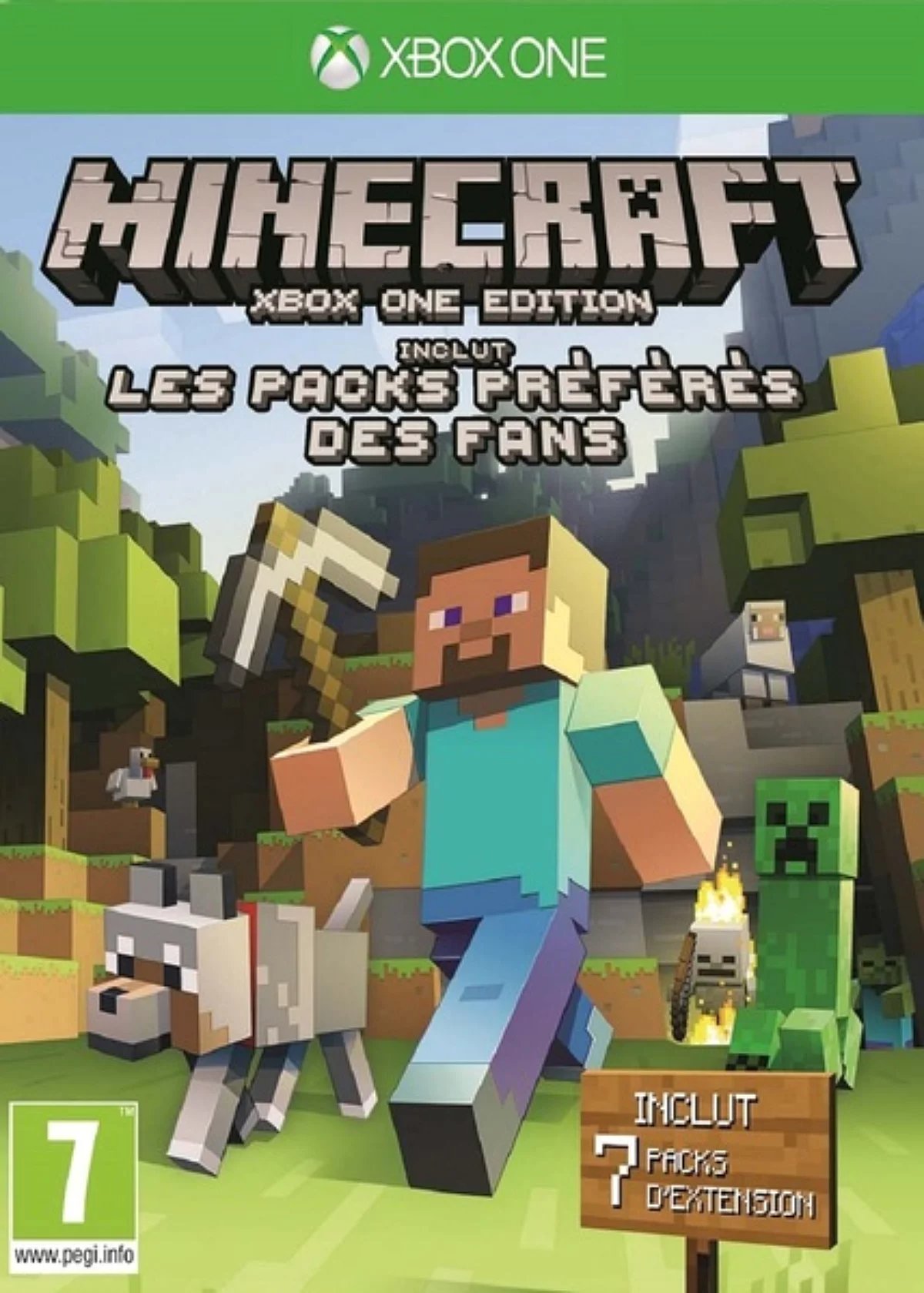 Minecraft : Les Packs Préférés des Fans Jeu Xbox One - vue 7