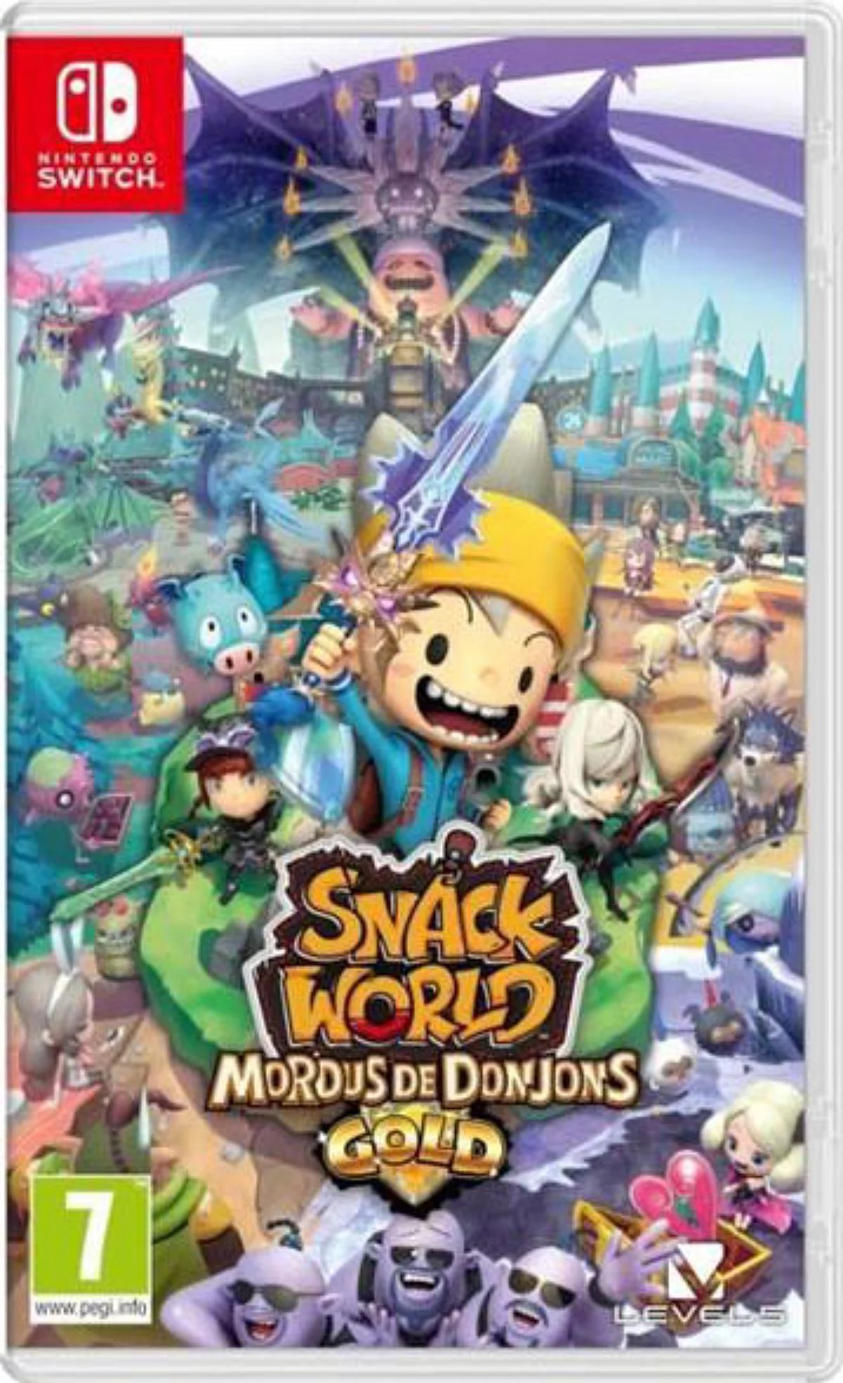 Nintendo Snack World Mordus Donjons Gold - vue 2