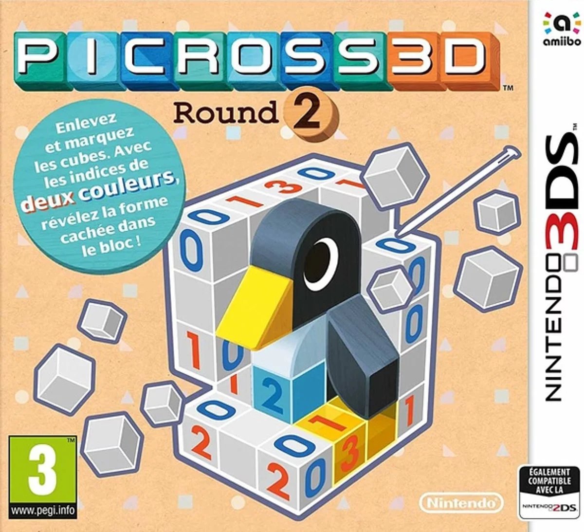 Picross 3D Round 2 3DS - vue 2