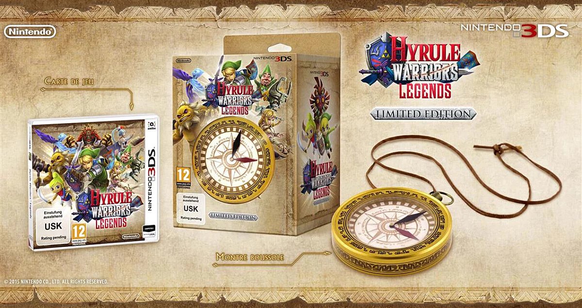 Hyrule Warriors Legends + Montre Boussole 3ds